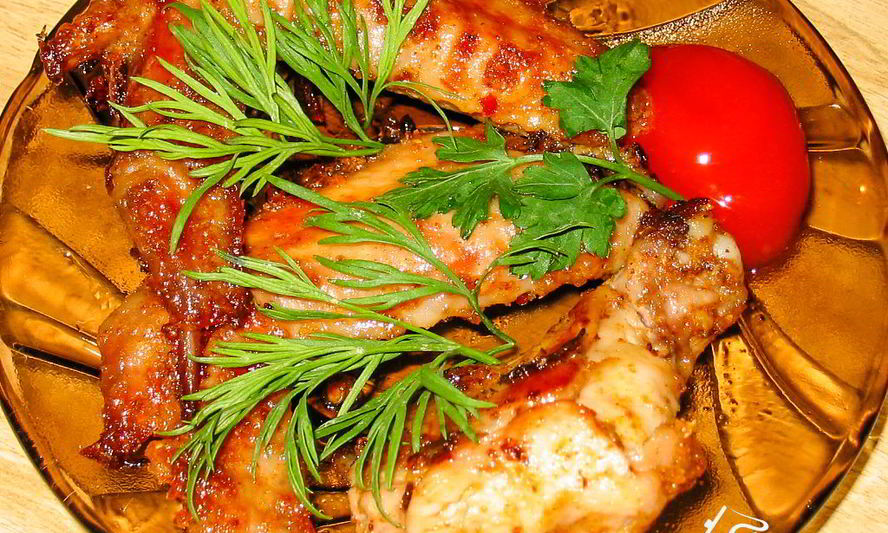 Рецепт куриные крылышки в аджике
