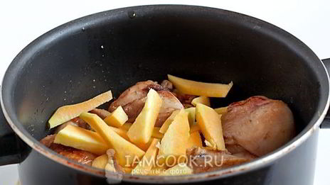 курица в маринаде из аджики