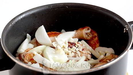 курица в маринаде из аджики