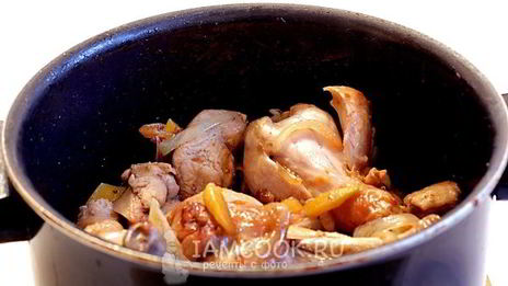 курица в маринаде из аджики