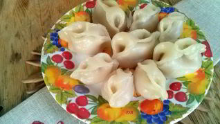 Манты с тыквой по-таджикски