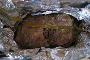 Печеное мясо в аджике