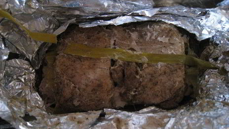 печеное мясо в аджике