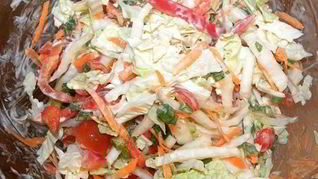 Таджикский салат со щавелем