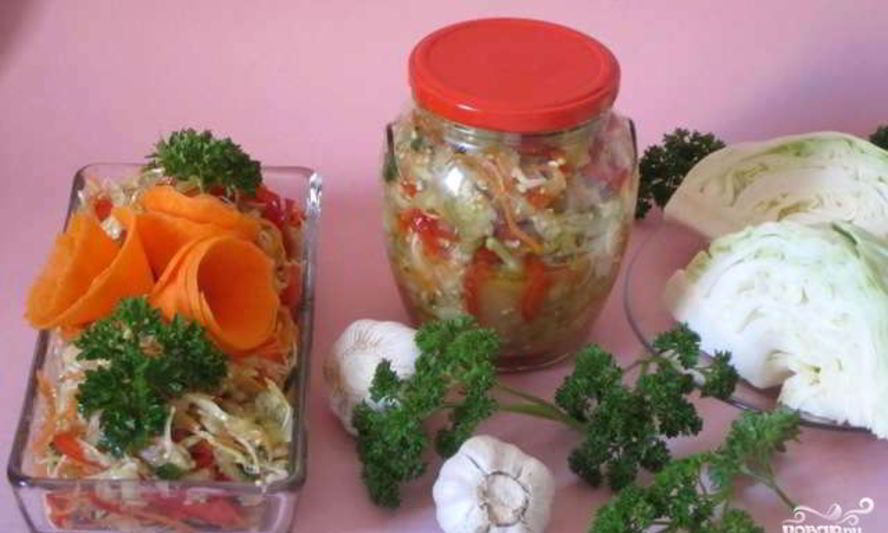 Рецепт баклажаны с капустой на зиму