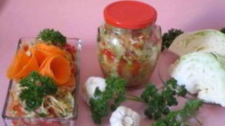 баклажаны с капустой на зиму