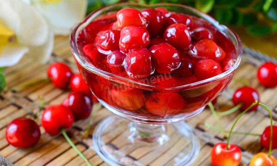 Рецепт черешня в собственном соку на зиму