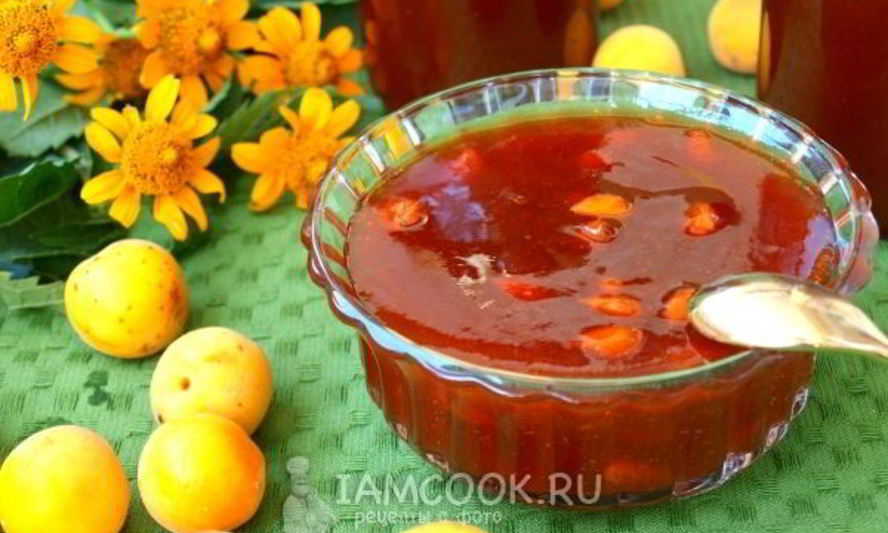 Рецепт абрикосовый джем с ядрами