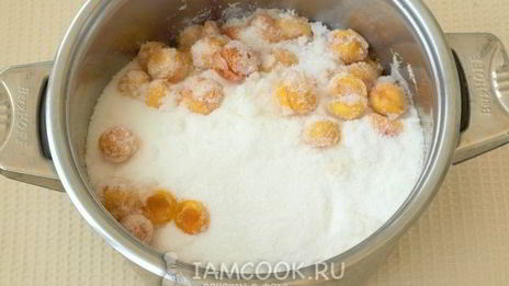 абрикосовый джем с ядрами