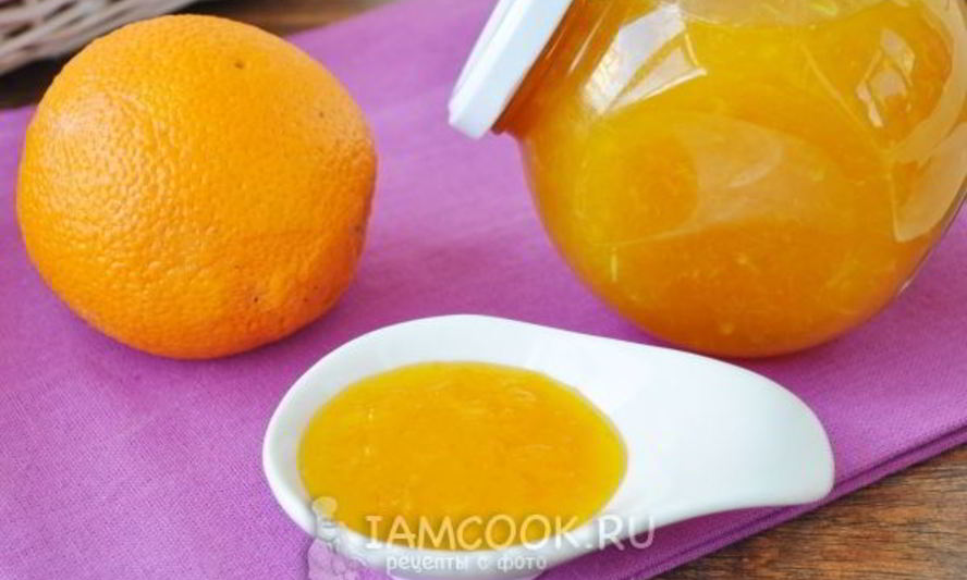 Рецепт быстрый апельсиновый джем на квиттине