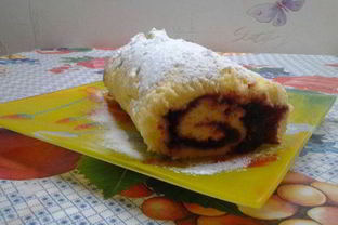 Быстрый рулет с джемом