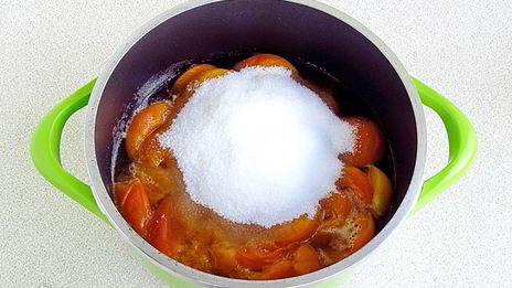 джем из абрикосов в яблочном соке