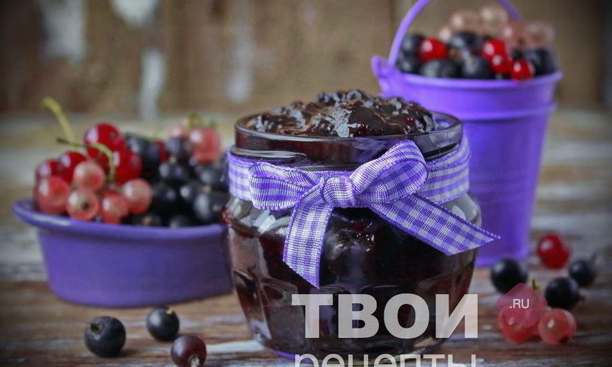 Рецепт джем из черной смородины