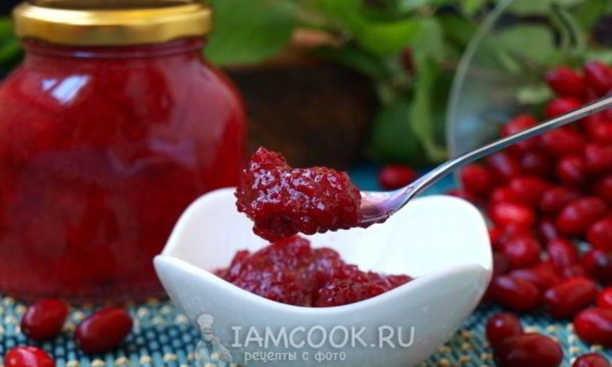 Рецепт джем из кизила