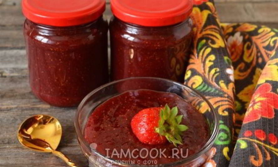Рецепт джем из клубники 5-минутка