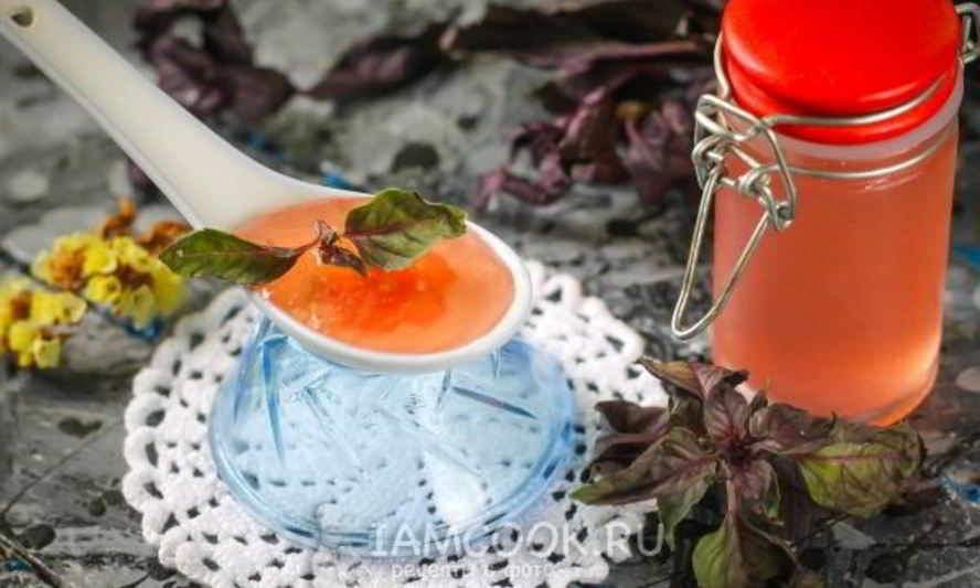 Рецепт джем из красного базилика