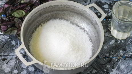 джем из красного базилика