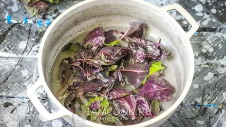 джем из красного базилика