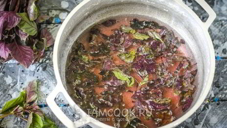 джем из красного базилика