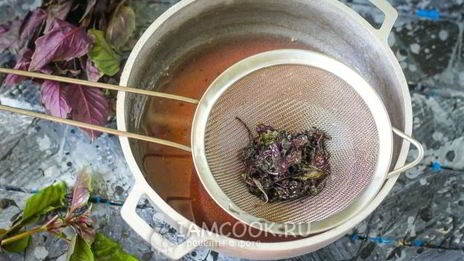 джем из красного базилика