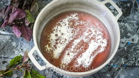 джем из красного базилика