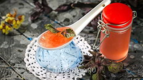 джем из красного базилика