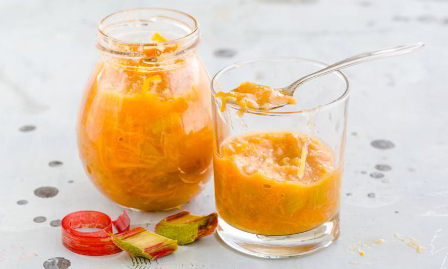 Рецепт джем из ревеня с апельсином