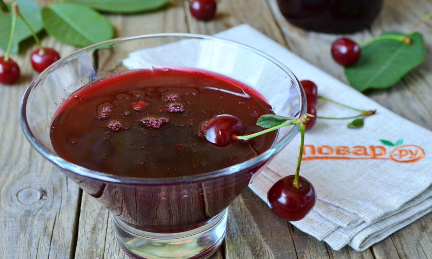 Рецепт джем из вишни без косточек на зиму