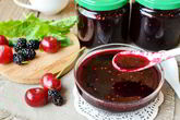 Джем из вишни и шелковицы