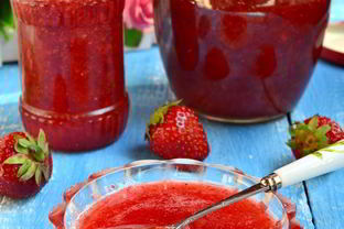 Клубничный джем без варки на зиму