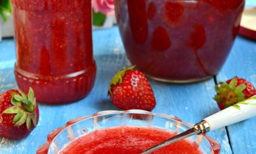 Рецепт клубничный джем без варки на зиму