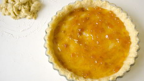 кростата с абрикосовым джемом