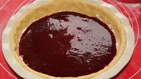 кростата с джемом и творожным сыром