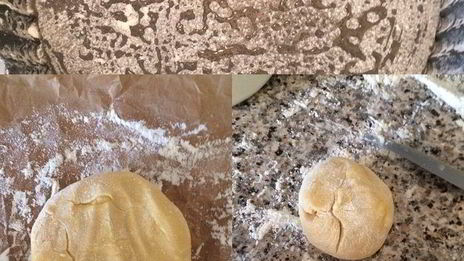 кростата с творогом и джемом