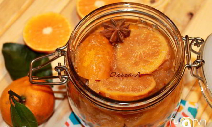 Рецепт мандариново-имбирный джем
