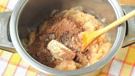 шоколадно-яблочный джем