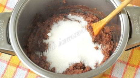 шоколадно-яблочный джем