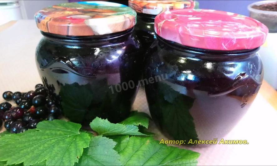 Рецепт смородиновый джем из черной смородины на зиму