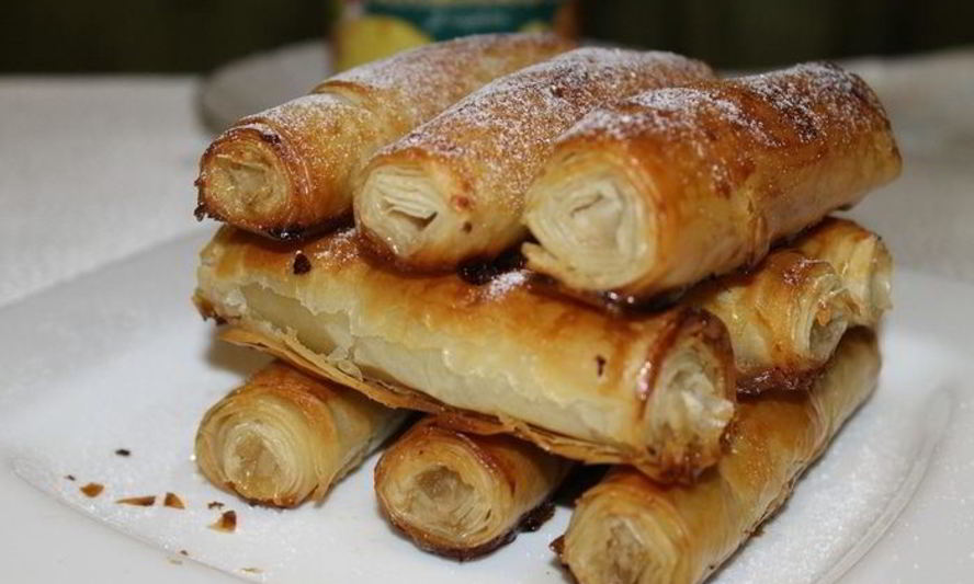 Рецепт трубочки с ананасовым джемом