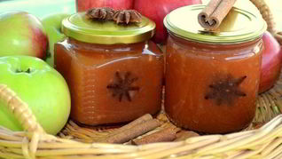 Яблочный джем Янтарный