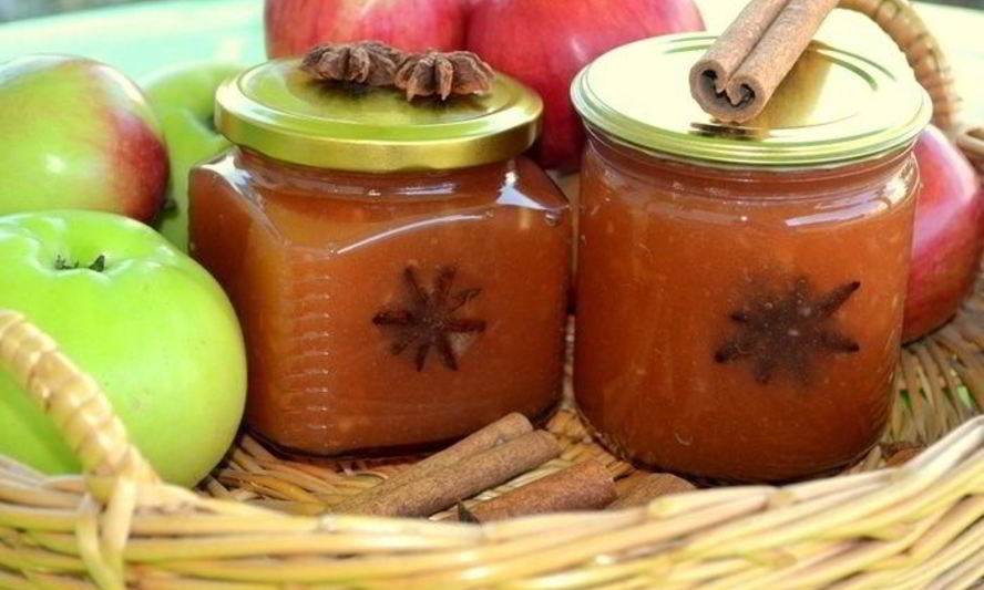 Рецепт яблочный джем янтарный