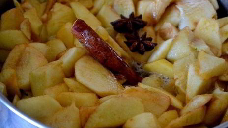 яблочный джем янтарный