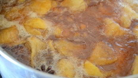 яблочный джем янтарный