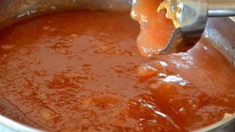 яблочный джем янтарный