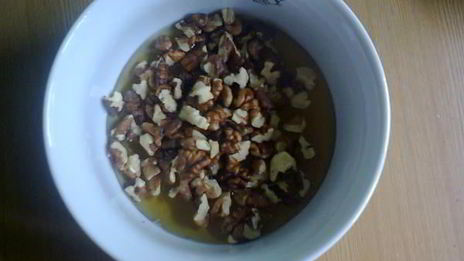 грецкие орехи с медом