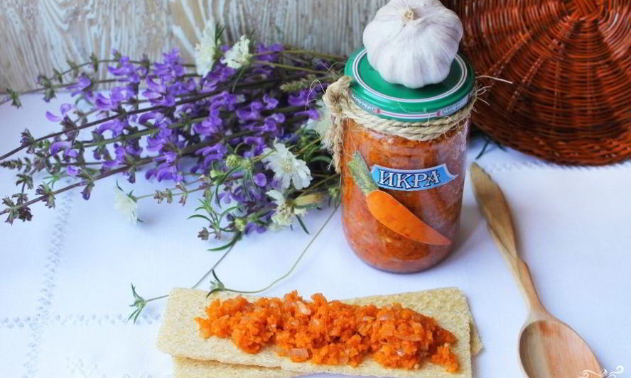 Рецепт икра из морковки на зиму