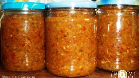 икра из патиссонов на зиму