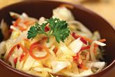 Капуста, квашенная с острым перцем