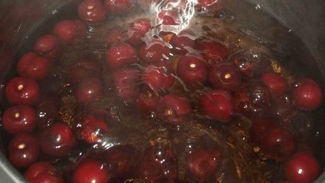 черешнево-вишневый компот