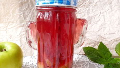 душистый компот с мятой